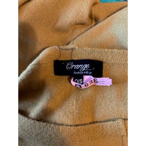 Orange Fashion Village Supersoft Boatneck Sweater O/S Mustard - Picture 4 of 6